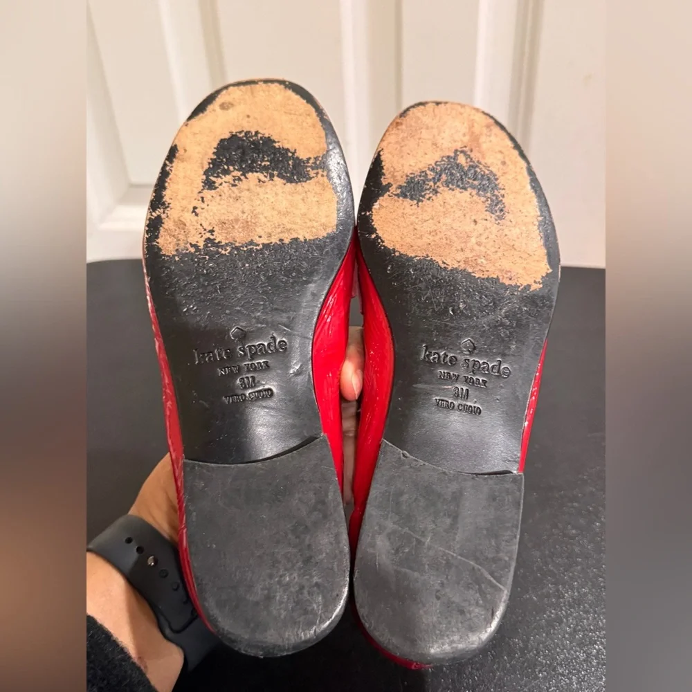 Kate Spade red Leather Shoes size 6 M
